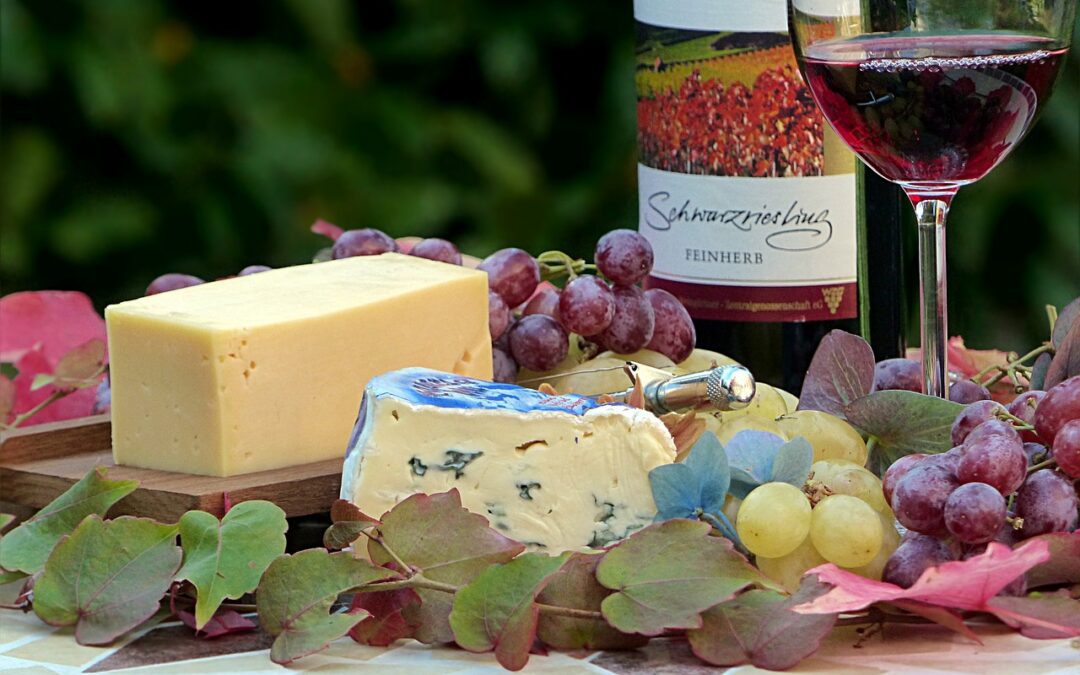 wine and cheese pairing